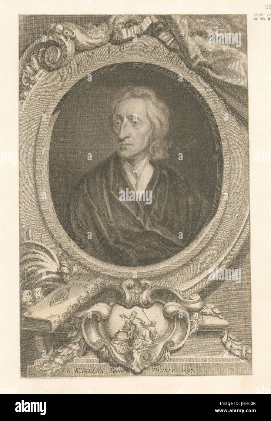 John Locke Esq (NYPL Hades-253765-478572) Stockfoto