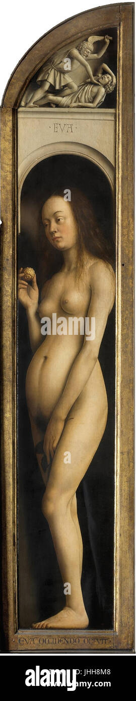 Ghent Altarbild - Eve Stockfoto