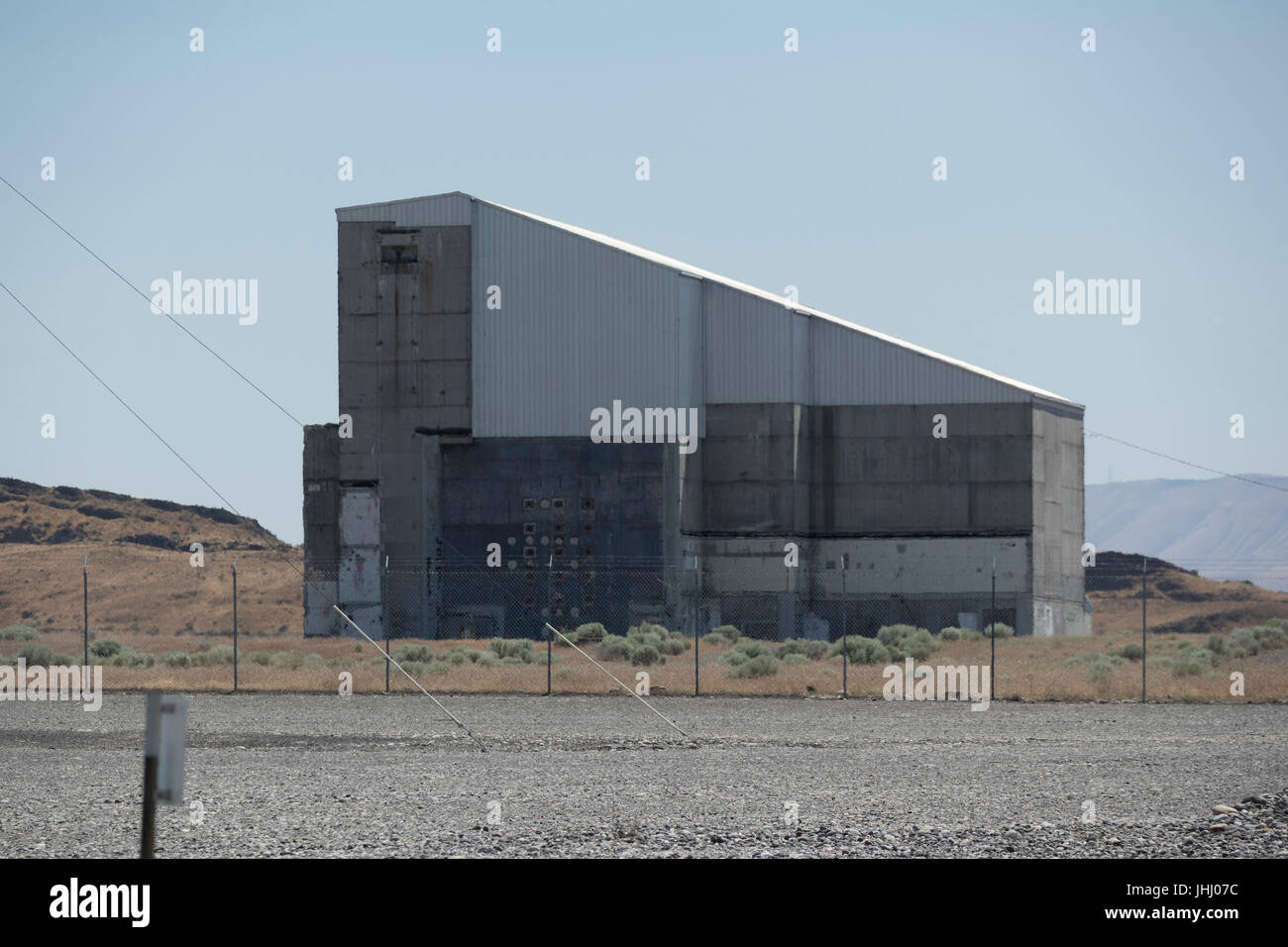 Die verpuppte C Reaktor Hanford, nahe Richland, Washington Stockfoto
