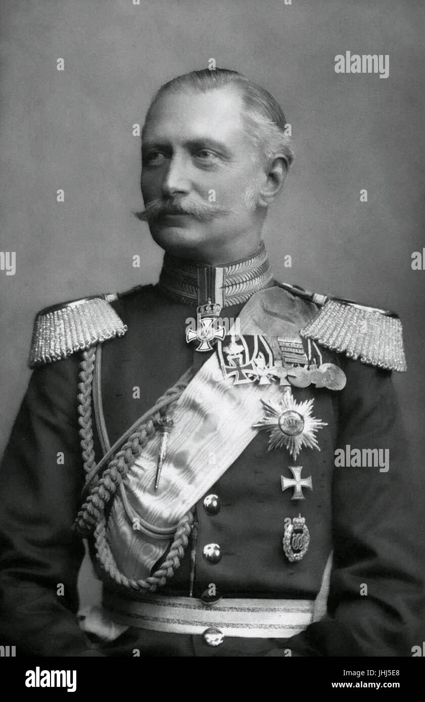 Hans Hermann von Plessen Stockfotografie Alamy