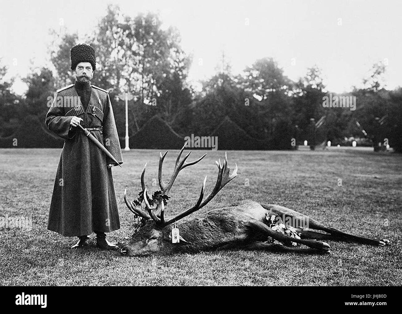 Nikolaus II Jagd in Spal Stockfoto