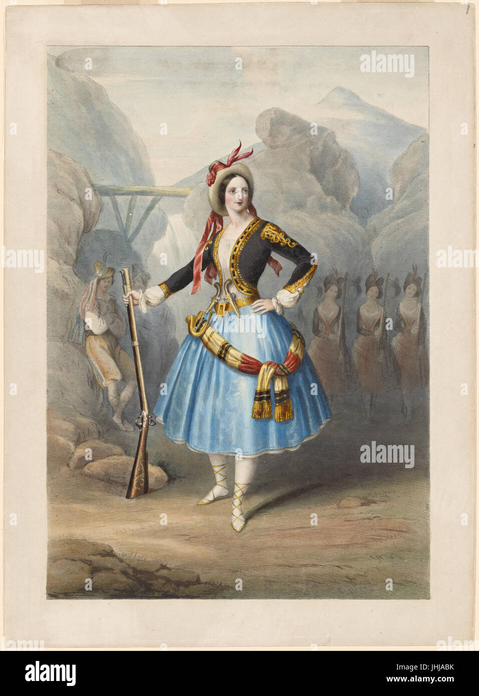 Lucile Grahn in Catarina; Ou La Fille du Bandit (NYPL b12149114-5191077) Stockfoto