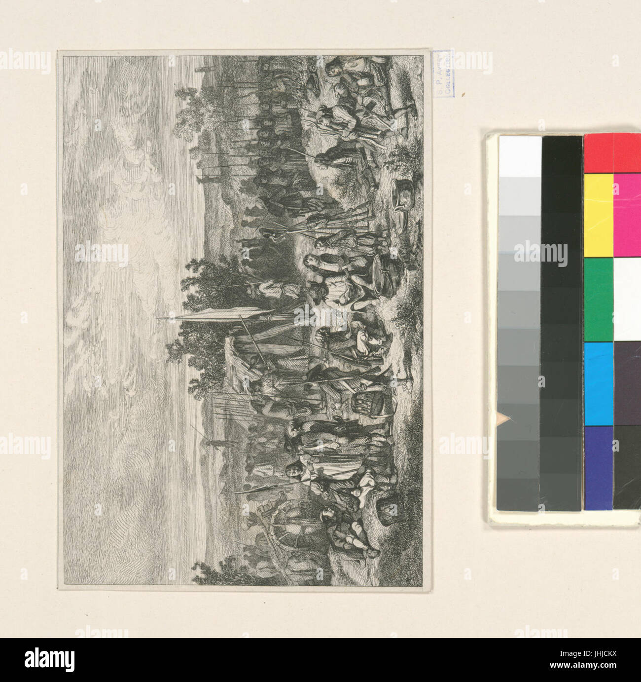 Chouans au Biwak (NYPL b14922541-1224196) Stockfoto
