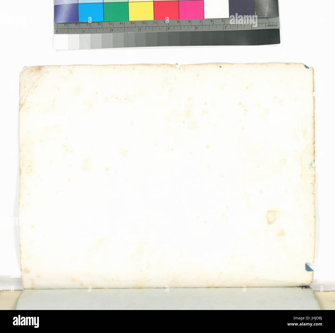 Innen hinten Wrapper (NYPL b11861683-1229579) Stockfoto