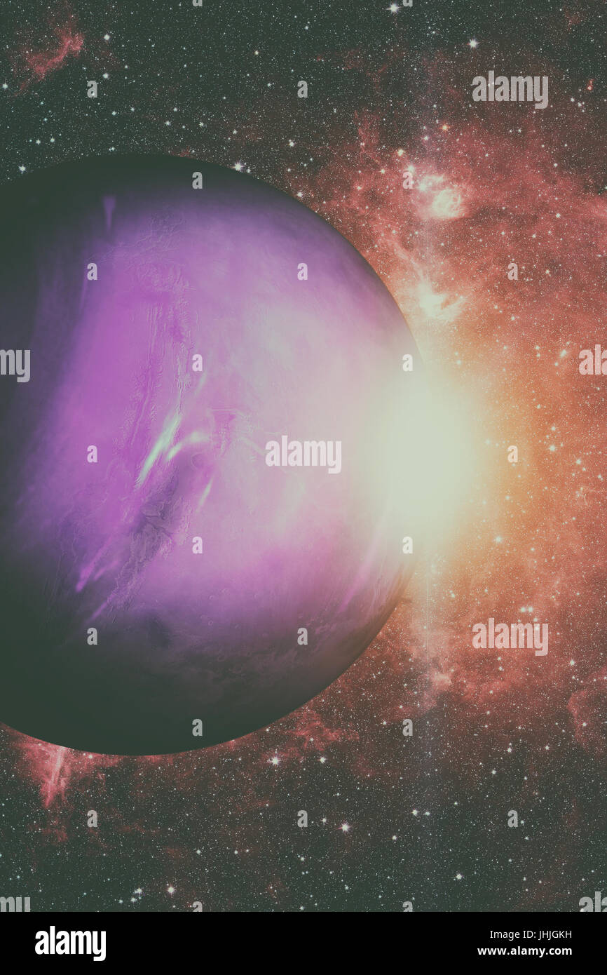 Sonnensystem - Neptun. Es ist der achte und am weitesten entfernte