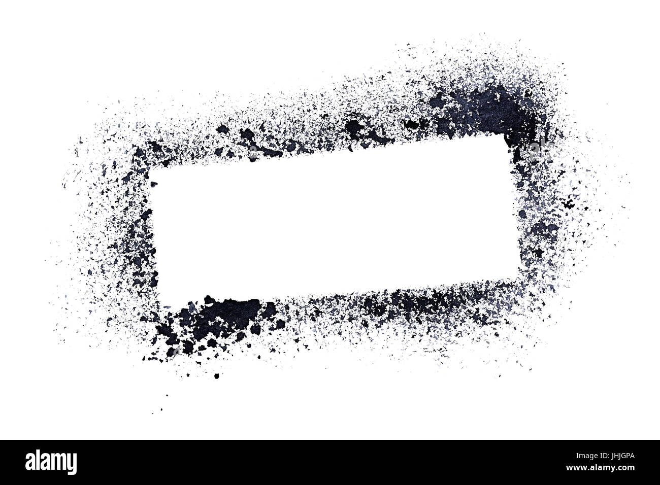 Schablone Vorlage auf dem weißen Hintergrund isoliert Stockfotografie