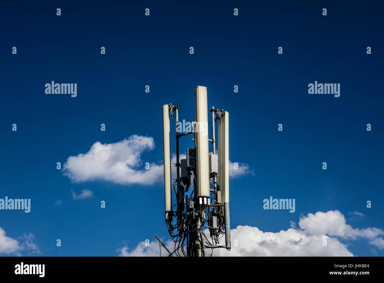 Mobiler mast Stockfoto