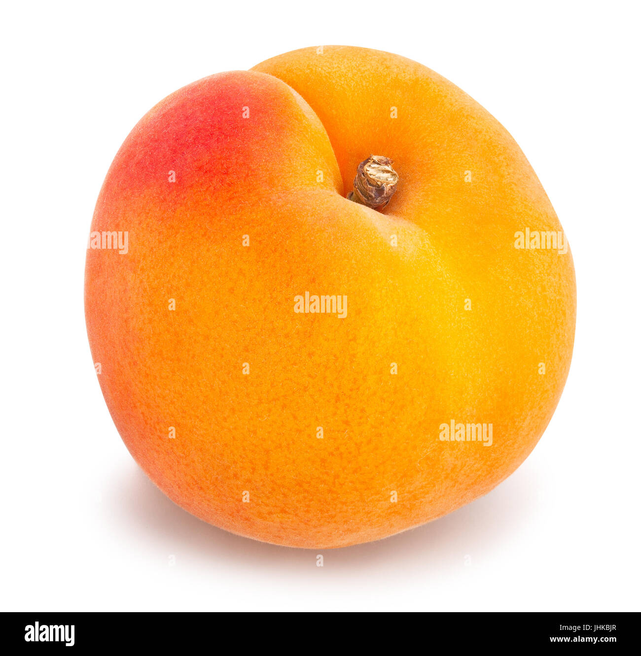 Aprikose Pfad isoliert Stockfoto