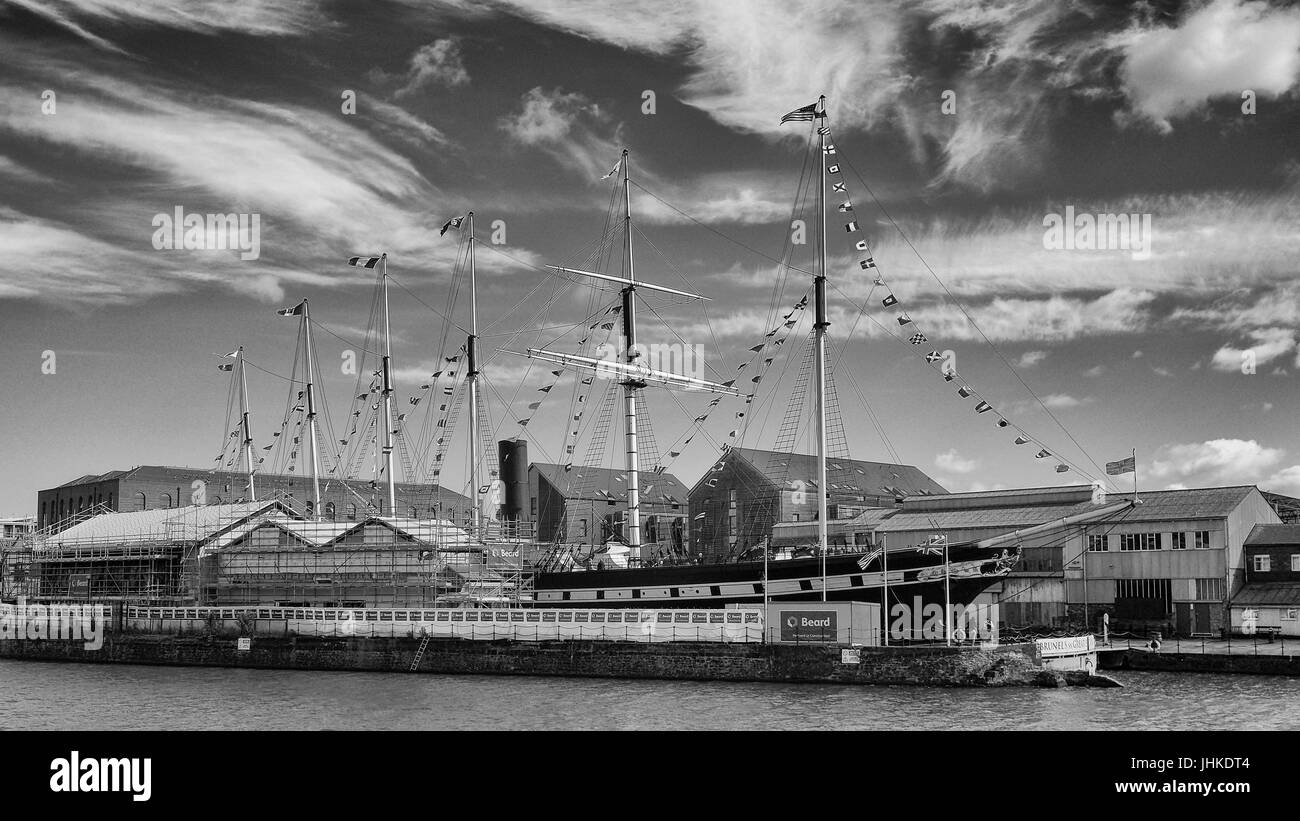 Street Photography Uferpromenade Bristol Stockfoto