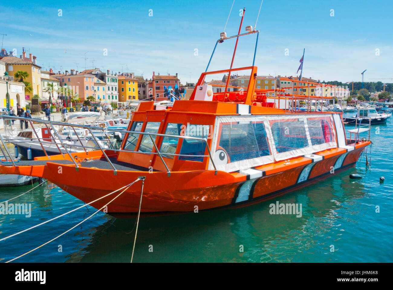 Glassboat Nemo Rovinj Istrien Kroatien Stockfotografie Alamy