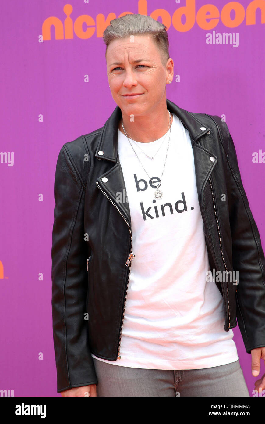 Los Angeles, USA. 14. Juli 2017. 13. Juli 2017 - Los Angeles, Kalifornien - Abby Wambach. Nickelodeon Kids' Choice Sports Awards 2017 statt im Pauley Pavilion. Bildnachweis: F. lernen/AdMedia Credit: F. lernen/AdMedia/ZUMA Draht/Alamy Live-Nachrichten Stockfoto