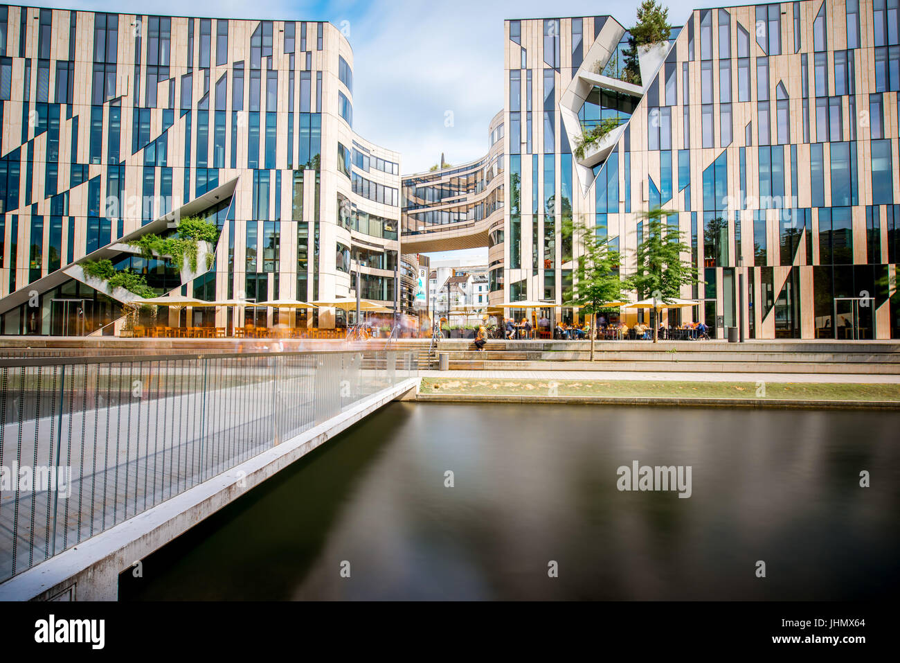 Moderne Gebäude in Düsseldorf Stockfoto