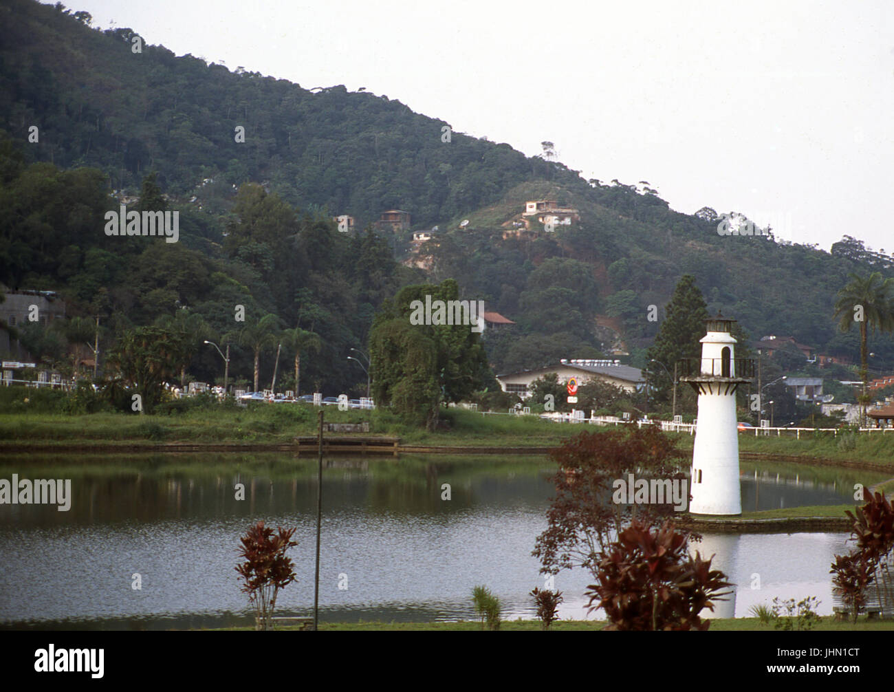 See; Quitandinha Palast; Petropolis; Rio De Janeiro; Brazilien Stockfoto