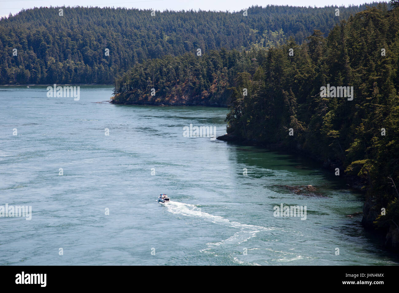 Deception Pass und Täuschung State Park, Fidalgo Island und Whidbay Island, Bundesstaat Washington, USA, Amerika Stockfoto
