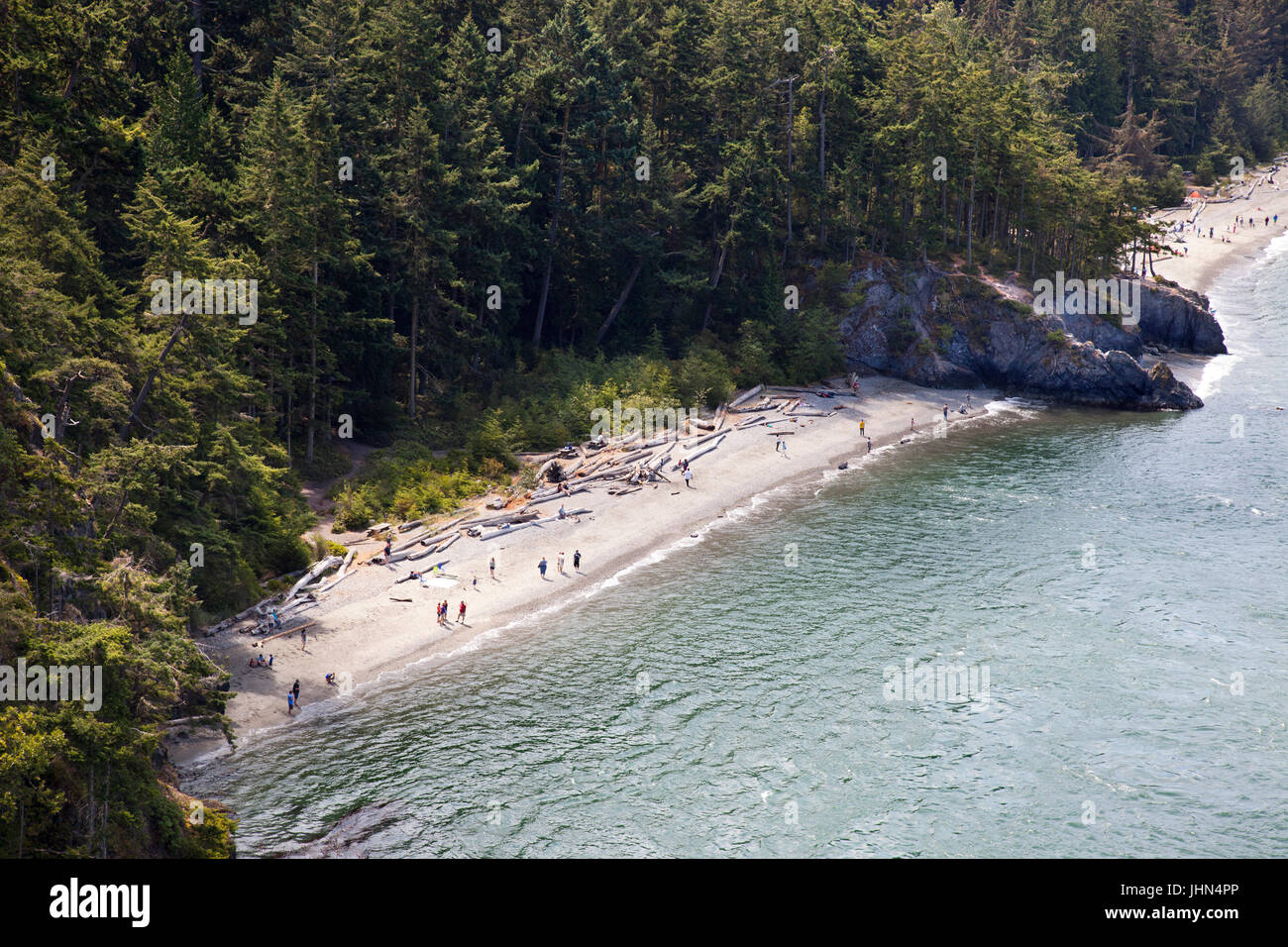 Deception Pass und Täuschung State Park, Fidalgo Island und Whidbay Island, Bundesstaat Washington, USA, Amerika Stockfoto