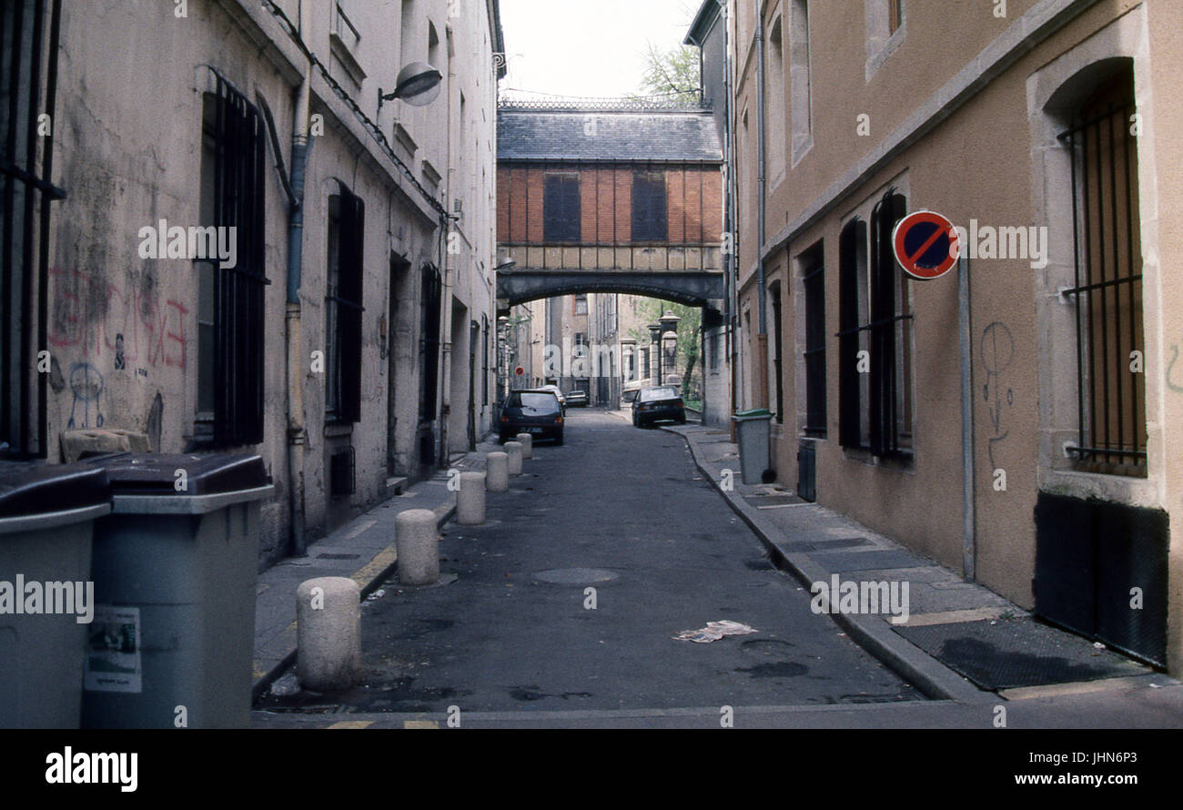 Straße der Stadt; Chalon-Sur-Saone; Borgonha; Frankreich Stockfoto
