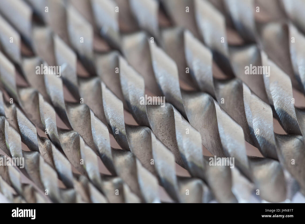 Bohrer, die isoliert auf weißem Hintergrund Stockfoto