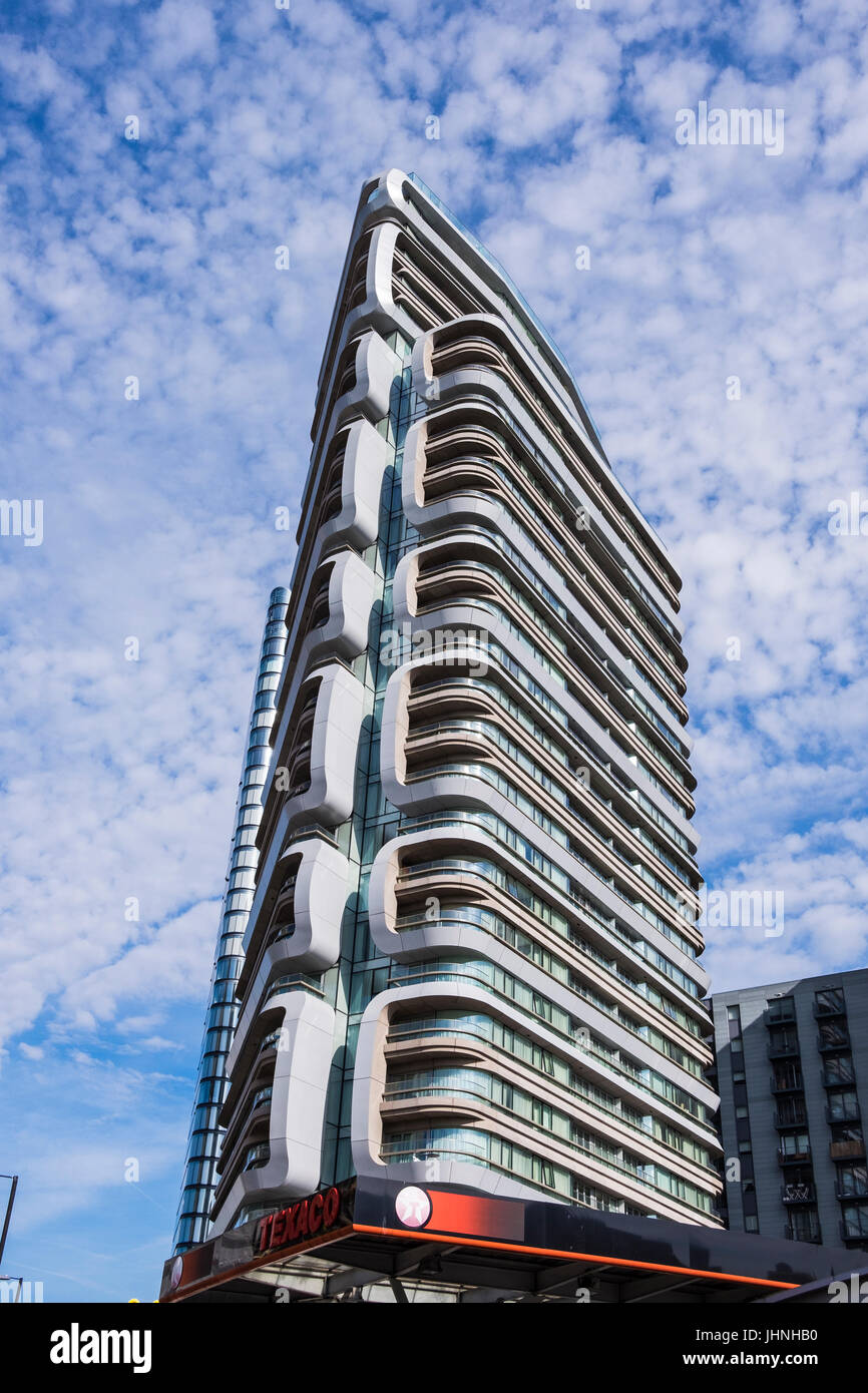 Canaletto Wohnturm, City Road, London, England, U.K Stockfoto