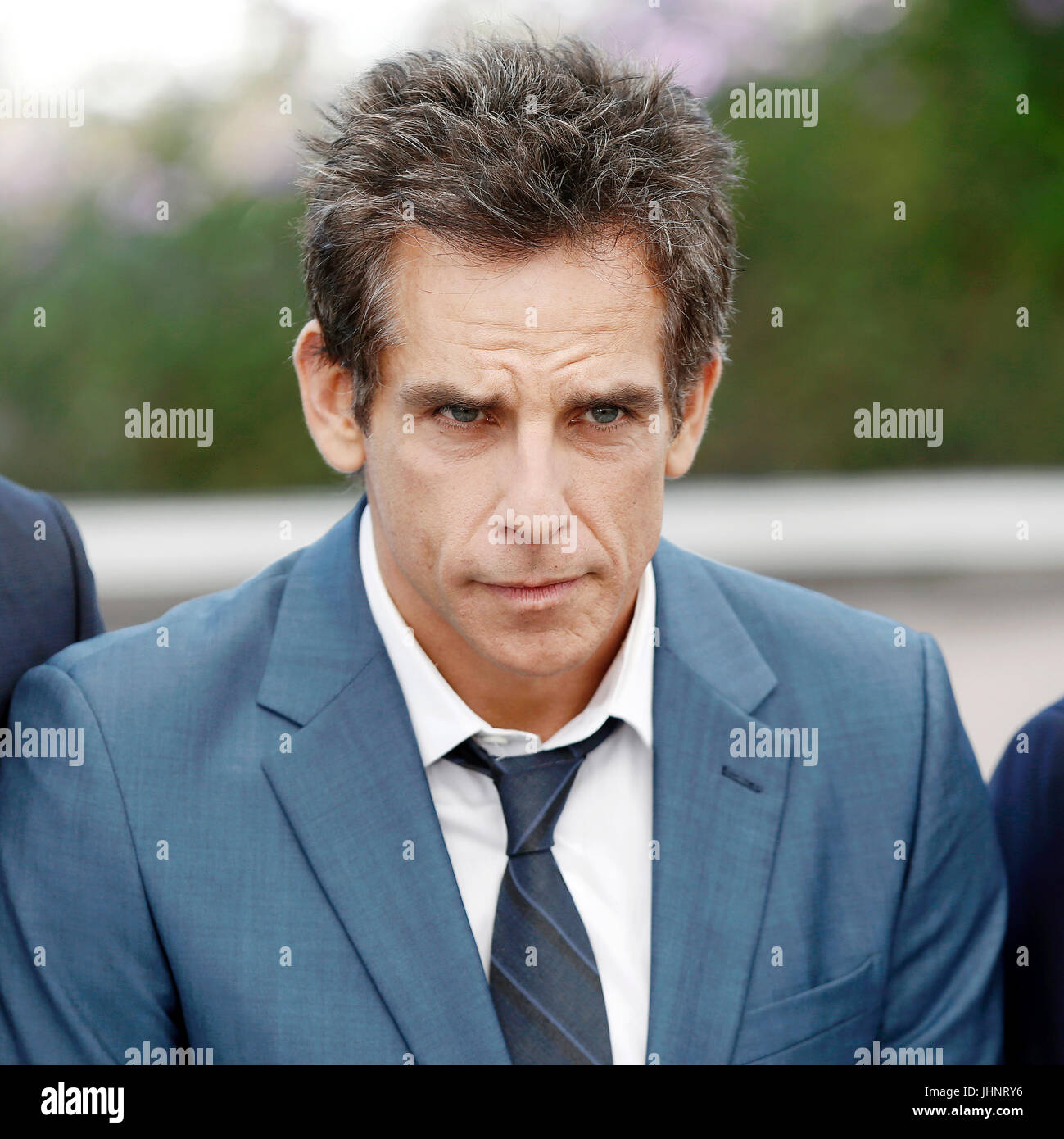 CANNES, Frankreich - 21. Mai: Schauspieler Ben Stiller kümmert sich 'The Meyerowitz Stories' Fototermin während des 70. Cannes Film-Festival am 21. Mai 2017 in Cannes, Stockfoto