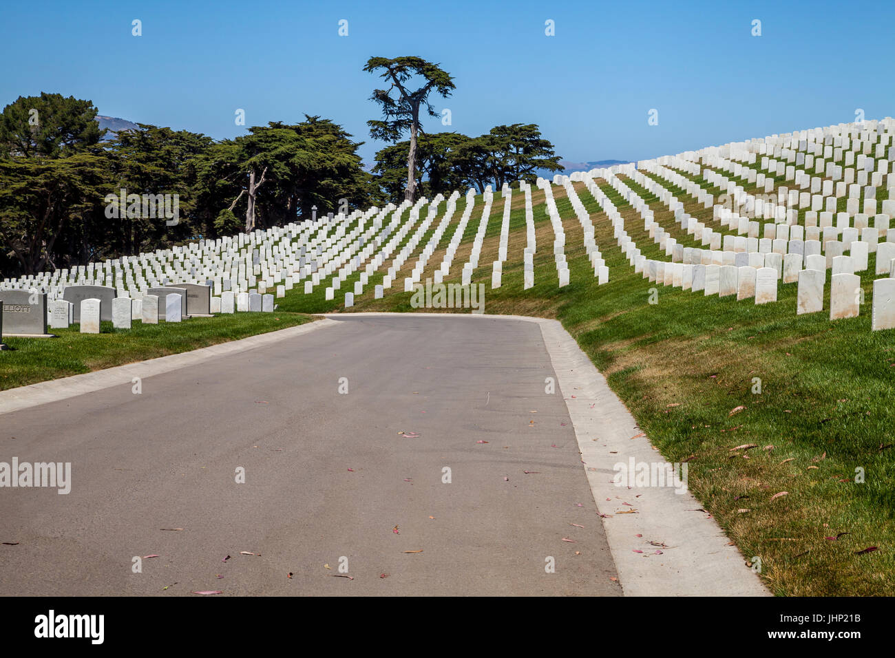 San Francisco-Staatsangehörig-Kirchhof, San Francisco, Kalifornien, USA Stockfoto