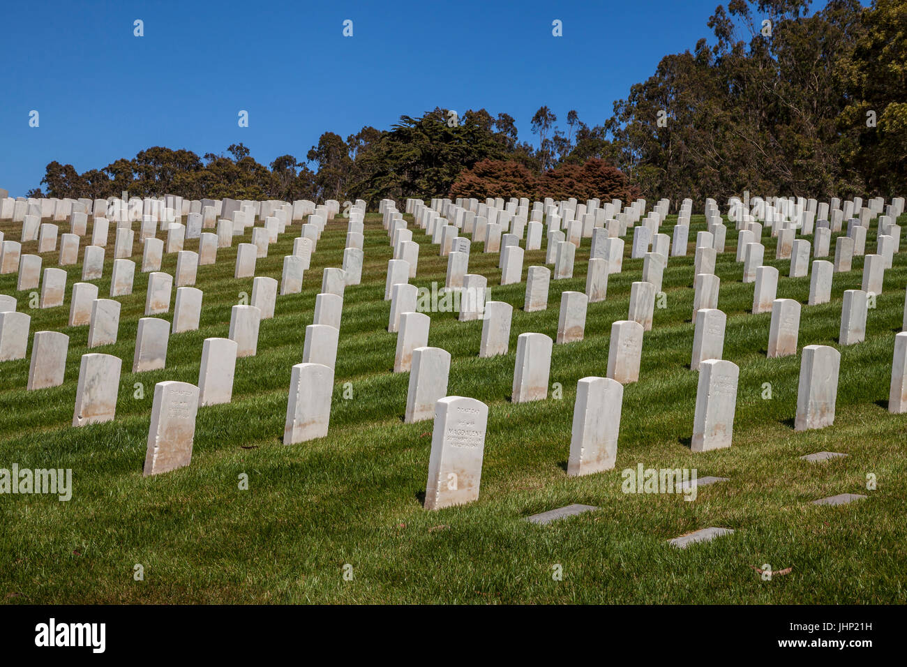 San Francisco-Staatsangehörig-Kirchhof, San Francisco, Kalifornien, USA Stockfoto
