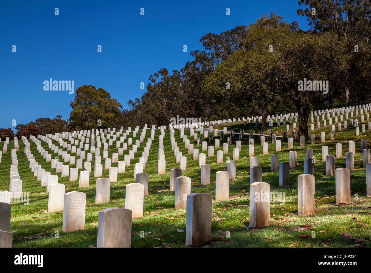 San Francisco-Staatsangehörig-Kirchhof, San Francisco, Kalifornien, USA Stockfoto