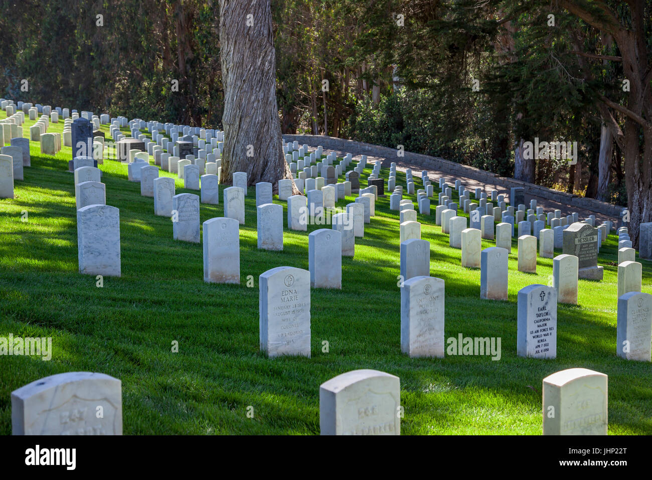 San Francisco-Staatsangehörig-Kirchhof, San Francisco, Kalifornien, USA Stockfoto