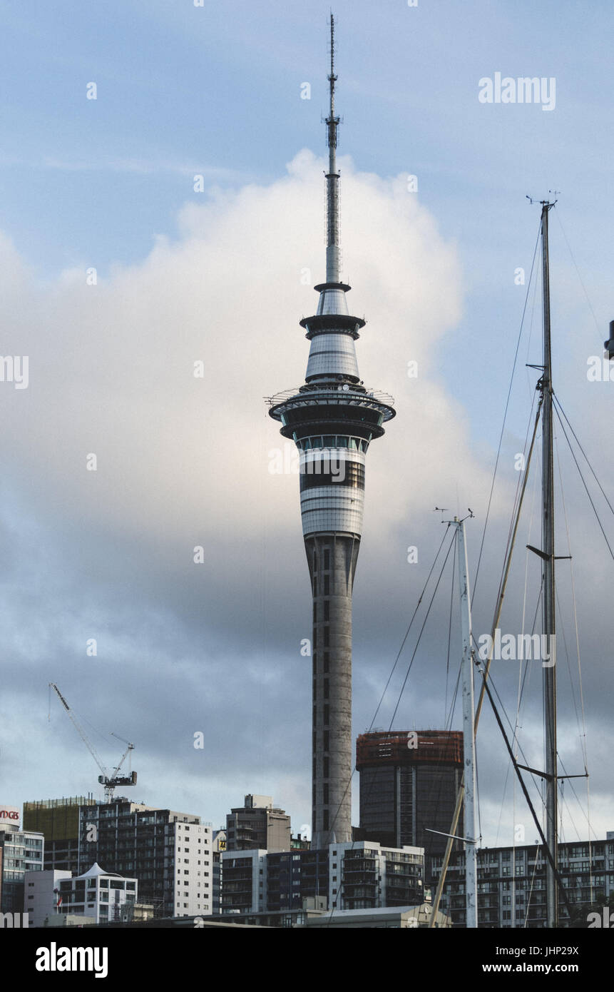 Sky Tower in Auckland, Neuseeland Stockfoto