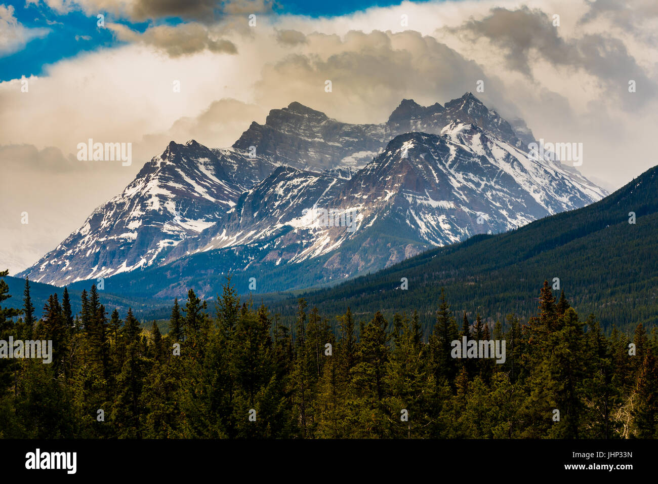 Malerische Ansichten von Waterton Nationalpark Alberta Kanada Stockfoto