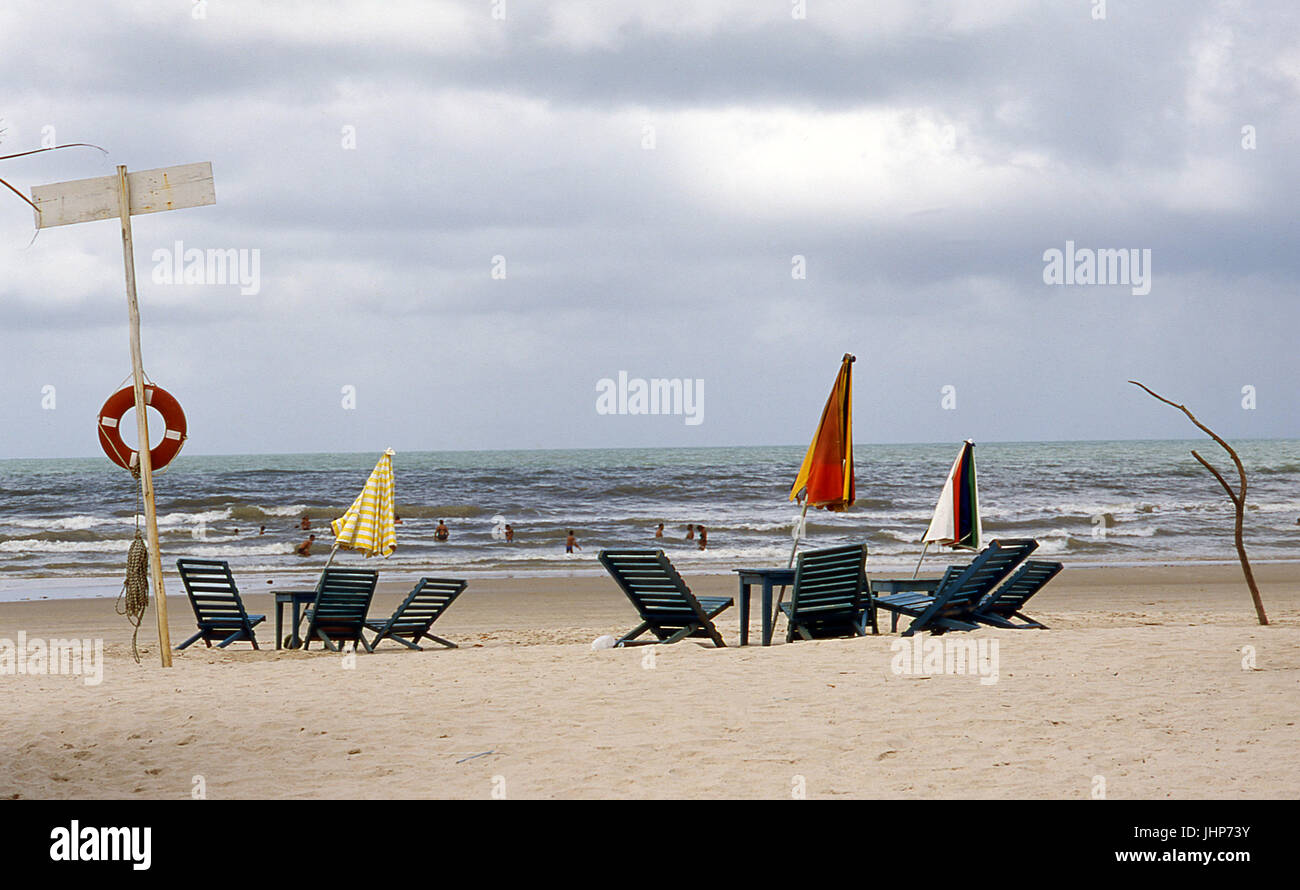 Strand; Mangue Seco; Bahia; Brazilien Stockfoto