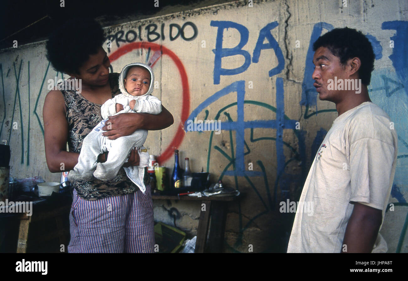 Straße Städter; Bohrung der Avenida Paulista, Sao Paulo, Brasilien Stockfoto