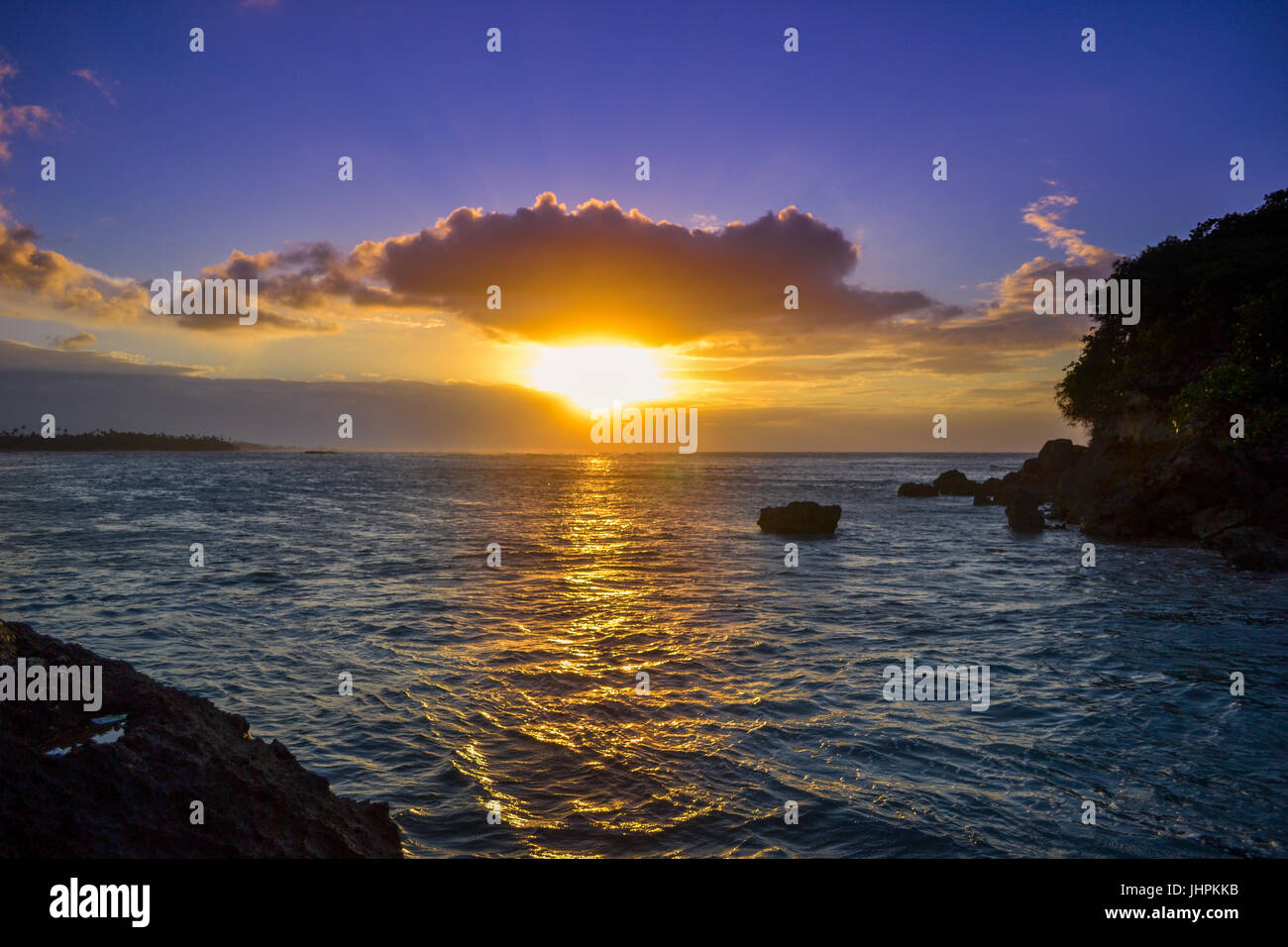 Atardecer En Cerro Gordo Stockfoto