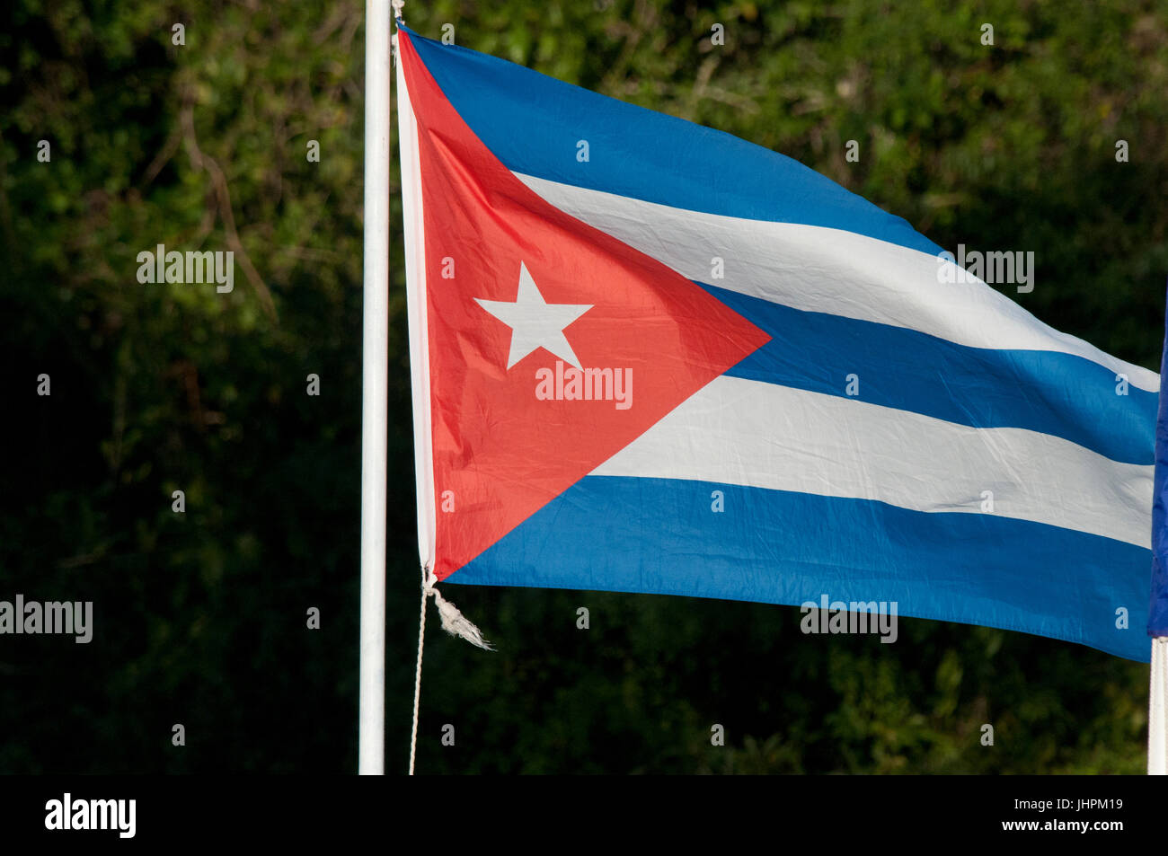 Kubanische Flagge Stockfoto