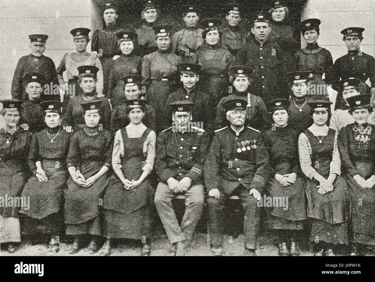 Österreichische Frauen Feuerwehrmänner, 1914 Stockfoto