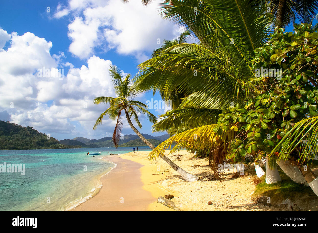 Isla Grande Insel Karibik Küste von Panama Stockfoto