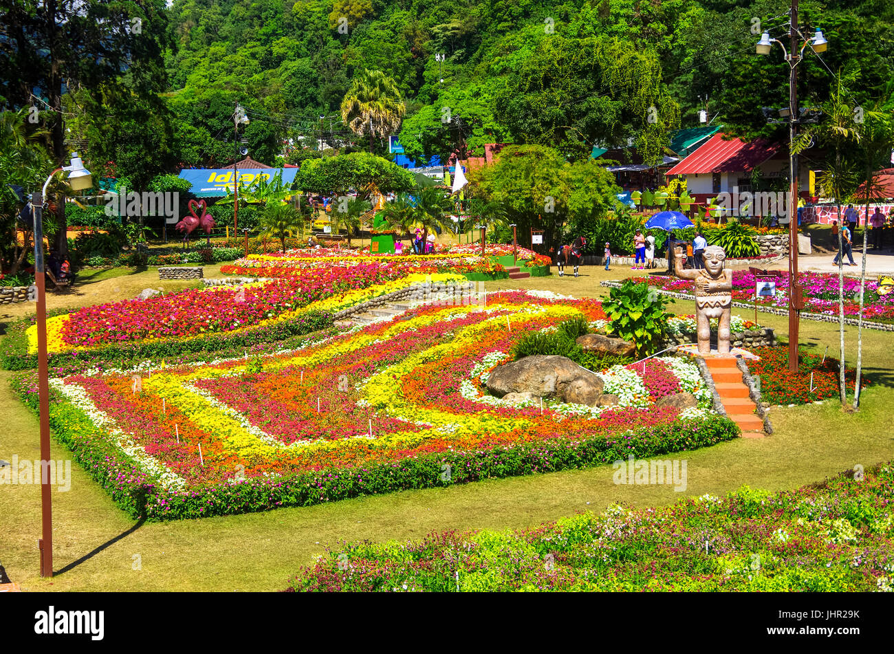 Boquete Blume und Kaffee-Messe, Chiriqui, Panama Stockfoto