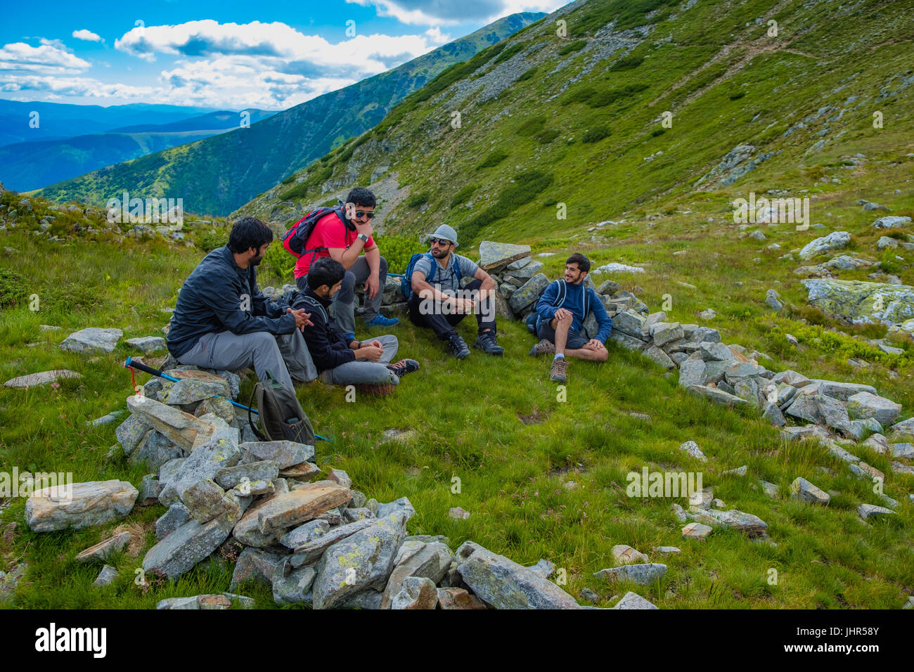 in der rumänischen schöne Natur wandern Stockfoto