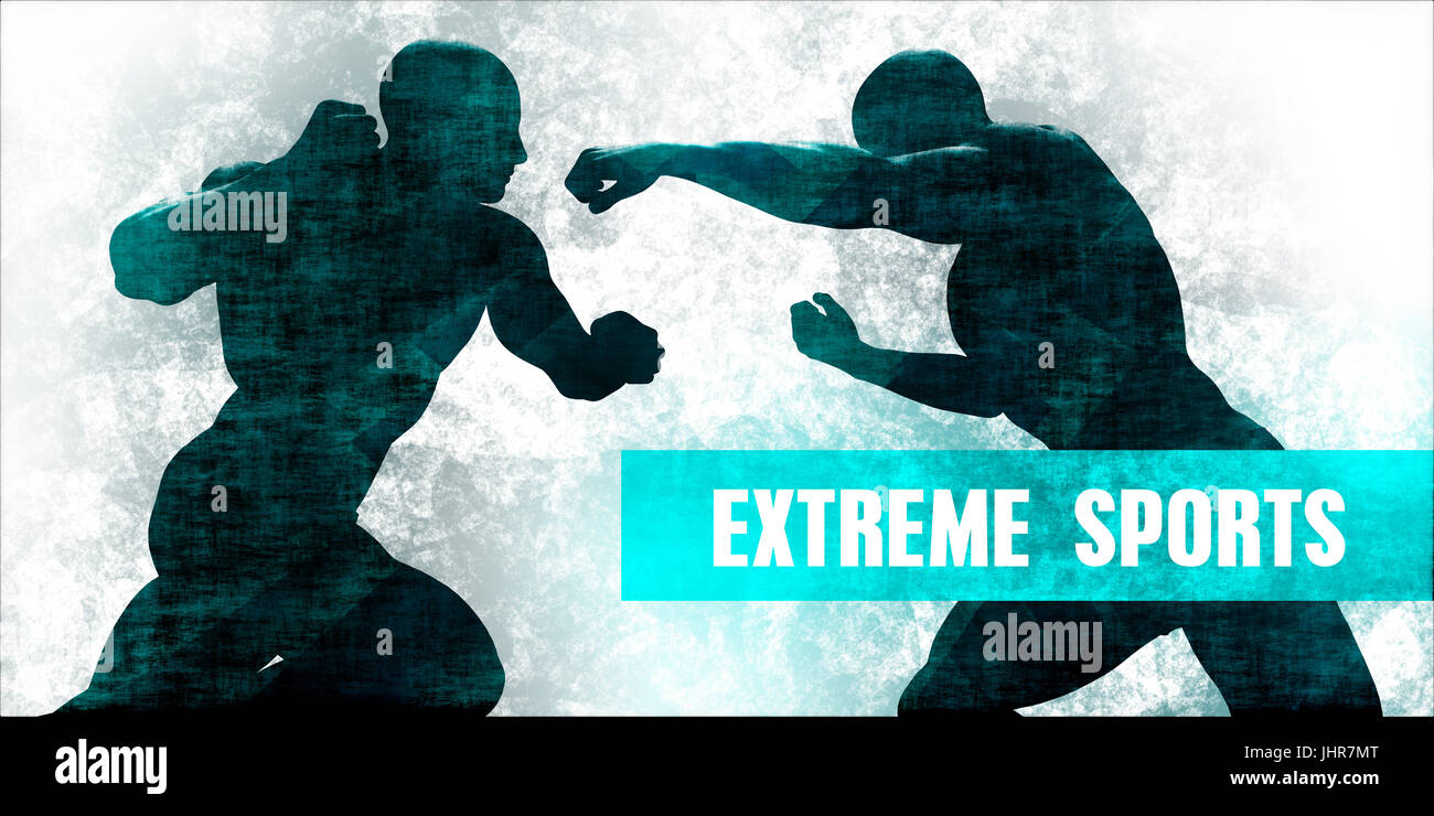 Extreme Sportarten Selbstverteidigung Training Konzept Stockfoto