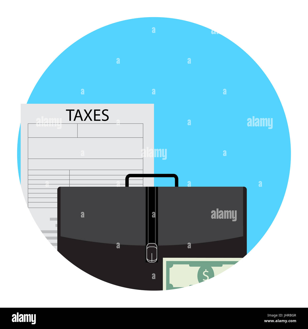 Steuern im Unternehmen Symbol ca. Steuer Geld Symbol, Vektor Steuern fällig Symbole, Illustration von Finanz-, rechts-Steuer- Stockfoto