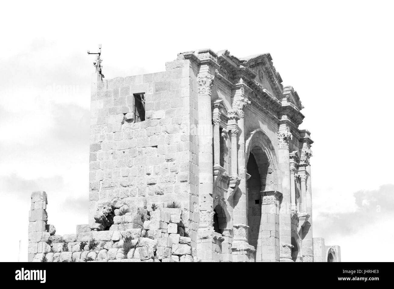 in Jerash Jordan der Antike archäologische Seite klassisches Erbe für Touristen Stockfoto