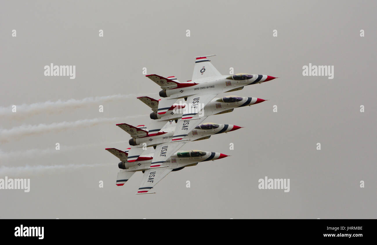 Vereinigten Staaten Thunderbirds Kunstflug-team Stockfoto