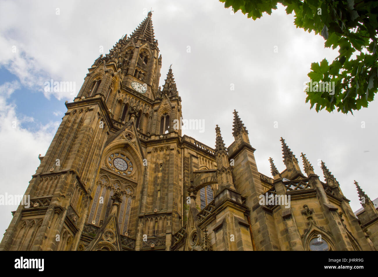 Kathedrale von San Sebastián Stockfoto