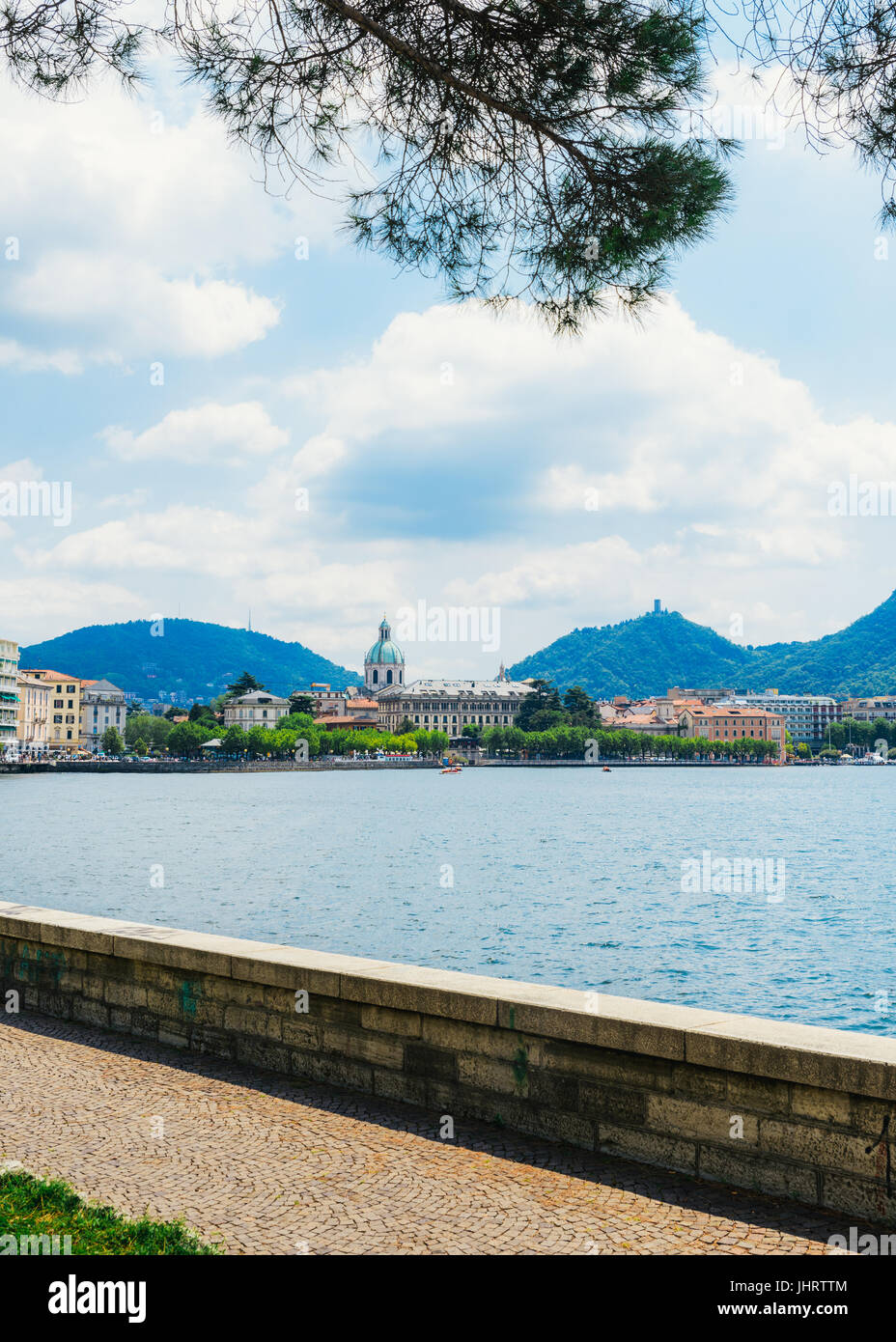 Ansicht der Stadt von Como, Comer See, Lombardei, italienische Seen, Italien, Europa Stockfoto