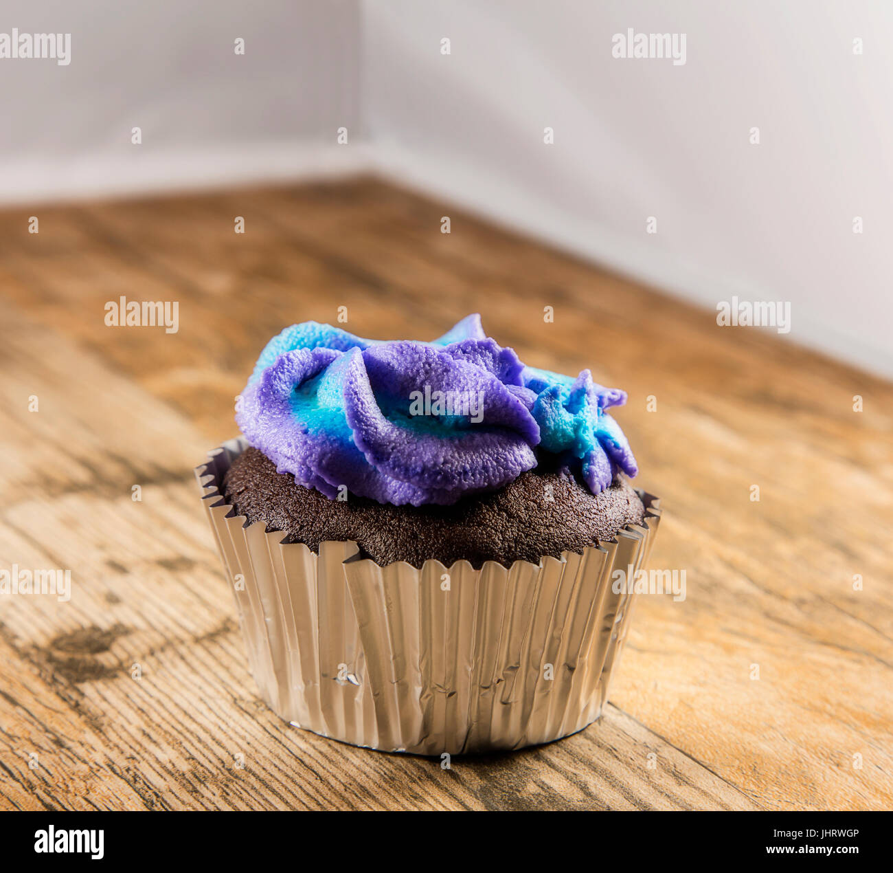 Tie-Dye-cupcake Stockfoto