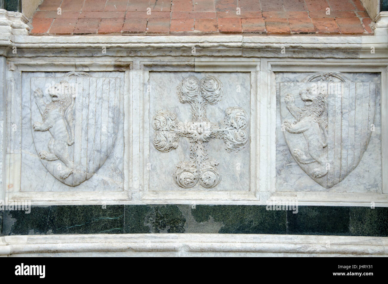 Basilica di Santa Maria Novella in Florenz Stockfoto