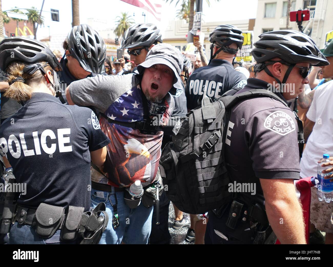 Der TRUMPF/PENCE REGIME MUSS GEHEN Stockfoto