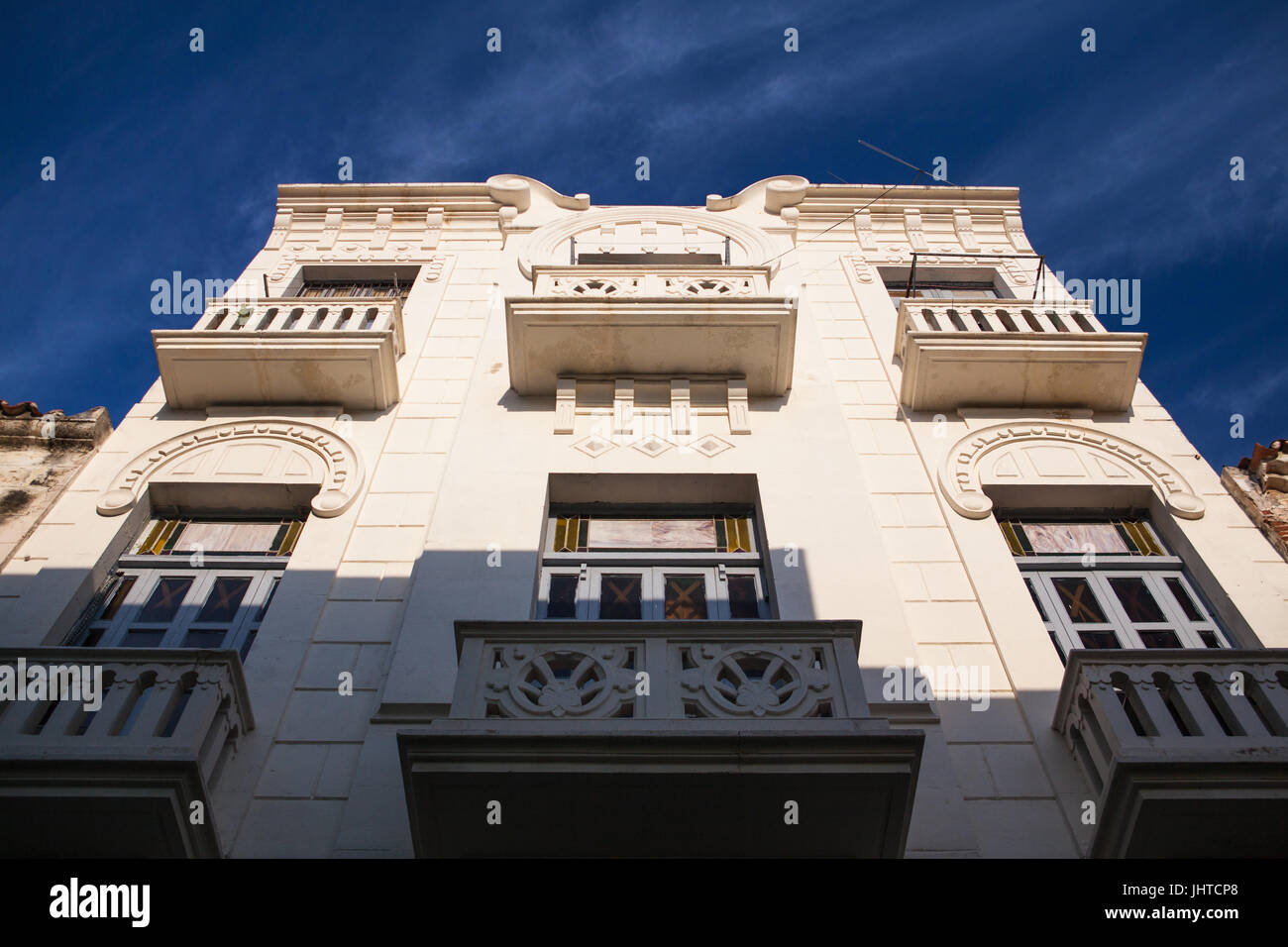 Klassische koloniale Architektur in Alt-Havanna, Kuba. Stockfoto