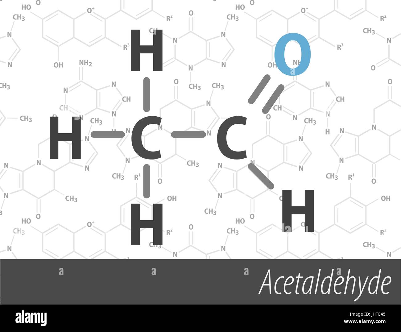 Reihe von Chemistri Orgnick Formeln Stock Vektor