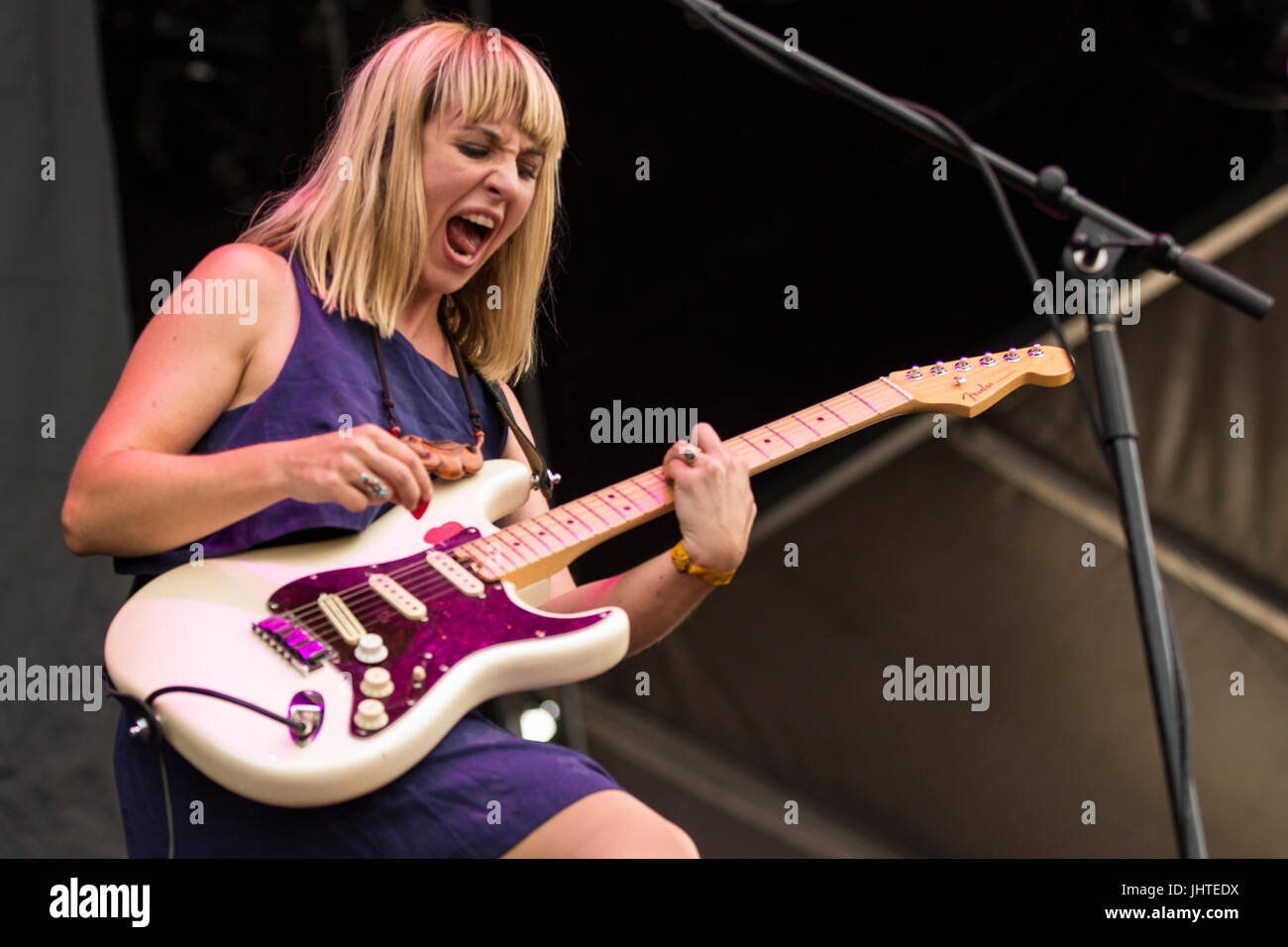 Die Freude, die gewaltige führt Tag einer Sloss Fest, Birmingham, Alabama Stockfoto