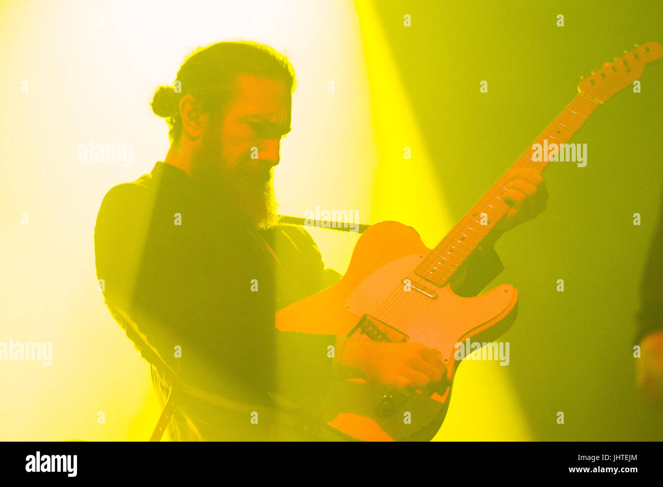 Death Cab für Cutie führt Tag einer Sloss Fest, Birmingham, Alabama Stockfoto